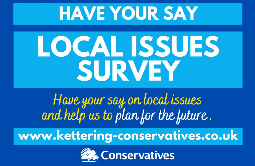 Local Issues Survey - Kettering Conservatives