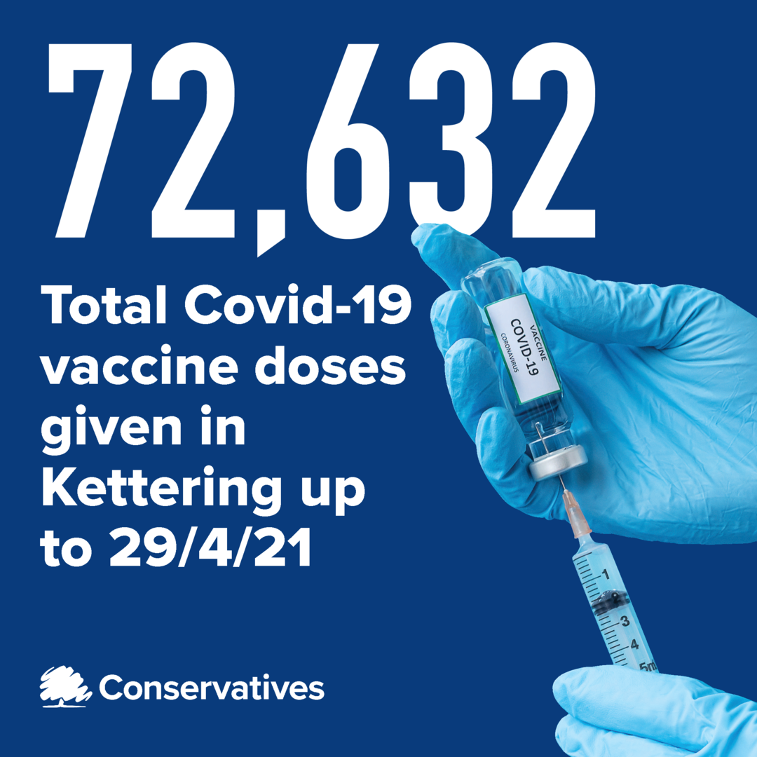 covid-19 vaccinations success kettering constituency