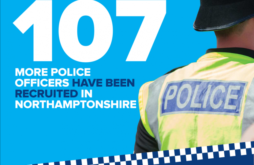 kettering police numbers conservatives deliver increase