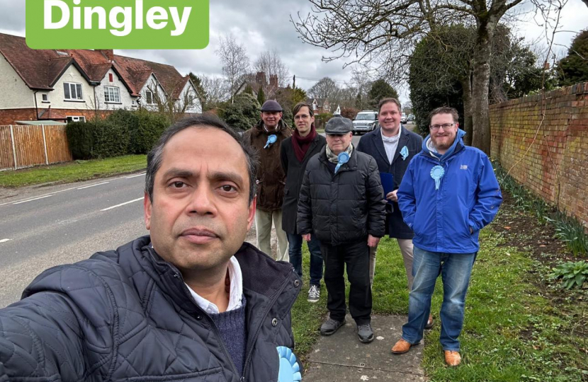 Dingley Conservatives Philip Hollobone MP and local councillors