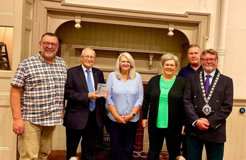 Rothwell town council Northamptonshire award winning