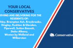 Find out more about your Conservative councillors have been delivering for Ashley, Brampton Ash, Braybrooke, Dingley, Rushton & Glendon, Pipewell, Sutton Bassett, Stoke Albany, Weston by Welland and Wilbarston. 