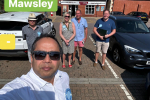Local Conservatives and Philip Hollobone MP canvassing in Mawsley, Kettering