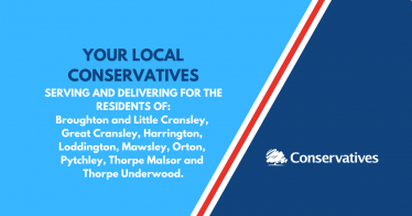 Find out more about your Conservative councillors have been delivering for Broughton and Little Cransley, Great Cransley, Harrington, Loddington, Mawsley, Orton, Pytchley, Thorpe Malsor and Thorpe Underwood.