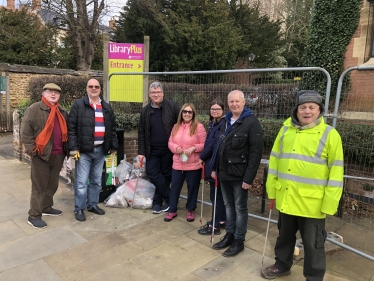 local conservatives in kettering litter picking