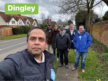 Dingley Conservatives Philip Hollobone MP and local councillors